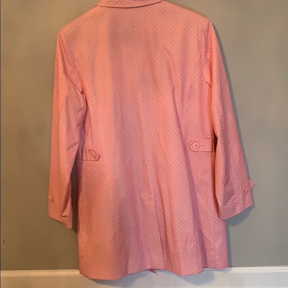 Adorable polka dot trench coat! - Picture 4 of 4